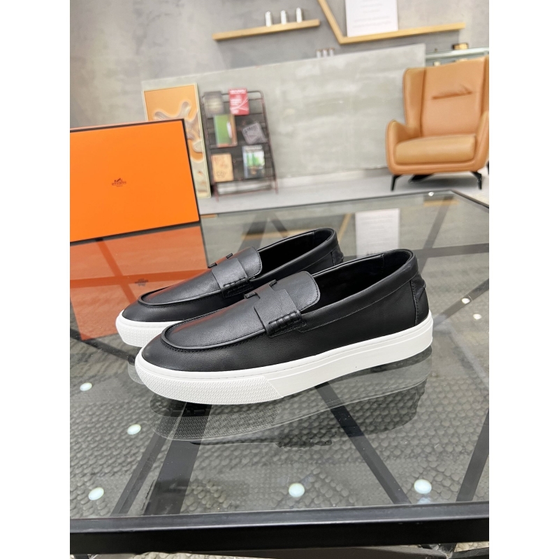 H**mes leather shoes